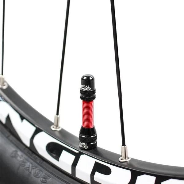 Imagem de Válvula Schrader De 60mm Para Bicicleta De Estrada Mtb, Válvula De Aro Sem Câmara De Ar, 2 Peças,