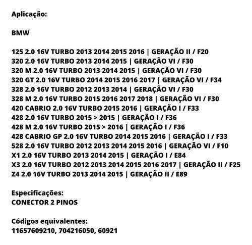 Imagem de Valvula solenoide da turbina bmw 125 320 328 420 428 528 x1 x3 z4 2.0 16v 2012 a 2018