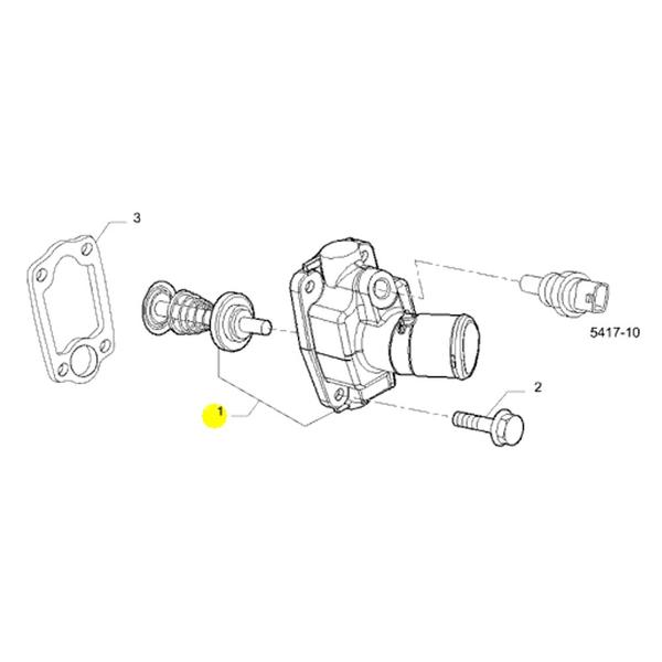 Imagem de Valvula Termostatica Para Iveco Daily My - 504353905