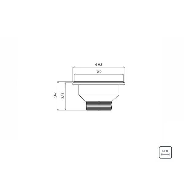 Válvula Tramontina Econômica 3 1/2" sem Escape Inox e Polipropileno - TRAMONTINA INOX Imagem de Válvula Tramontina Econômica 3 1/2" sem Escape Inox e Polipropileno
