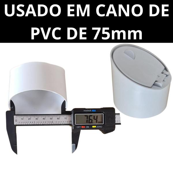 Imagem de Válvulas De Retenção De Esgoto Pvc 100mm,4pol  75mm,3pol  50mm,2pol Contra Enchentes,Insetos,Cobras e Roedores