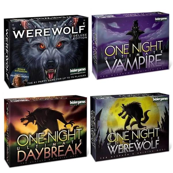 Imagem de Vampire Edition One Night Ultimate Werewolf Jogo De Tabuleiro Cartões Daybreak Para Jogar Festa