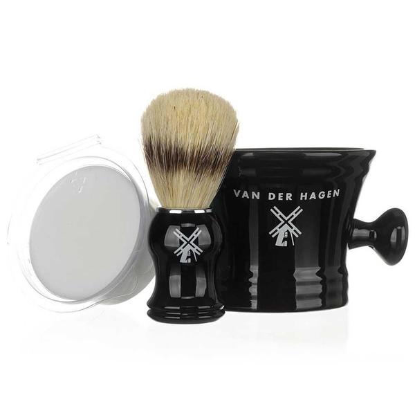 Vander Hagen Kit Barbear C/Escova, Suporte,Caneca E Sabonete - Van Der Hagen Imagem de Vander Hagen Kit Barbear C/Escova, Suporte,Caneca E Sabonete