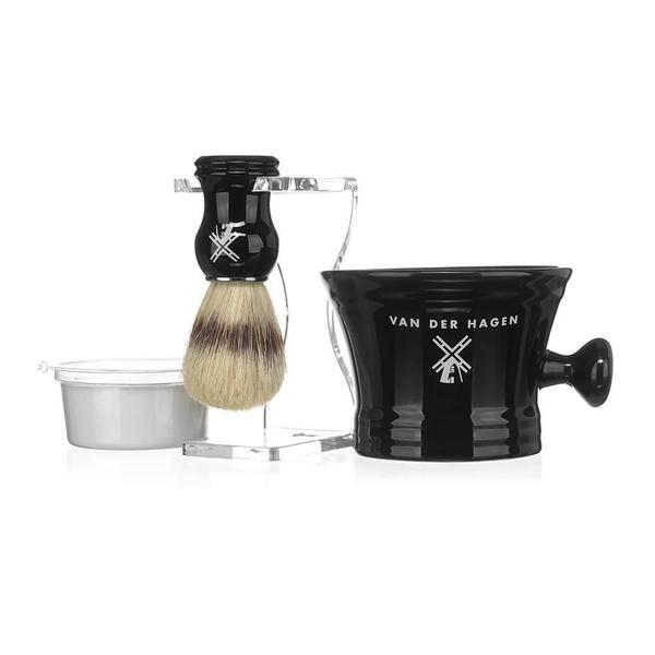 Vander Hagen Kit Barbear C/Escova, Suporte,Caneca E Sabonete - Van Der Hagen Imagem de Vander Hagen Kit Barbear C/Escova, Suporte,Caneca E Sabonete