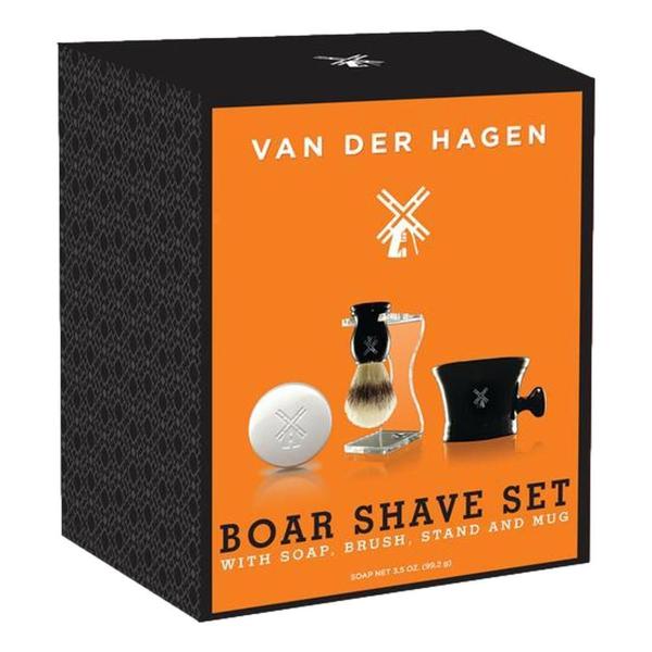 Vander Hagen Kit Barbear C/Escova, Suporte,Caneca E Sabonete - Van Der Hagen Imagem de Vander Hagen Kit Barbear C/Escova, Suporte,Caneca E Sabonete