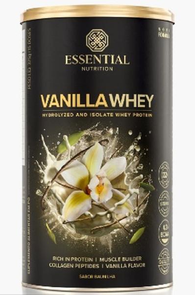 Imagem de Vanilla (Baunilha) Whey Protein Hidrolisado e Isolado de 375g-Essential Nutrition