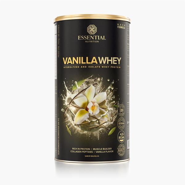 Imagem de Vanilla Whey Lata 30 doses / 750g - Essential Nutrition