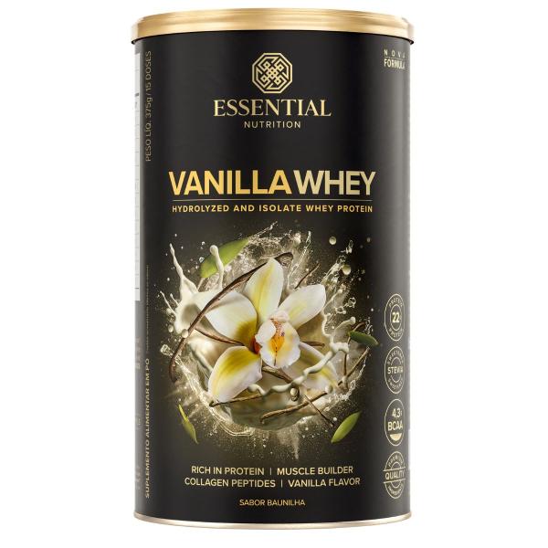 Imagem de Vanilla Whey Lata 375g/15Ds Essential Nutrition