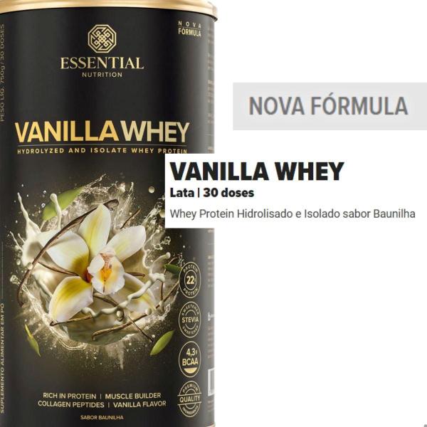 Imagem de Vanilla Whey Protein 750g Essential Nutrition