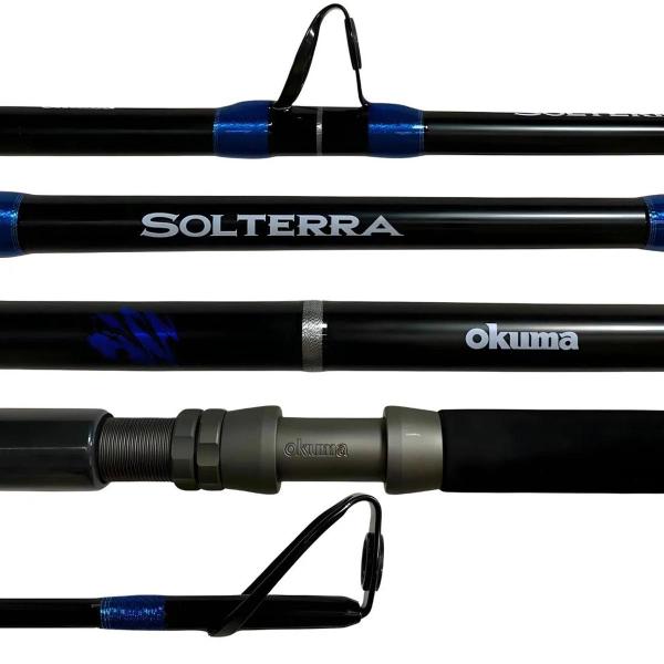 Imagem de Vara Carretilha Pesca Pesada Okuma Solterra 6'0" 1,83 60-120 Lb Inteiriça