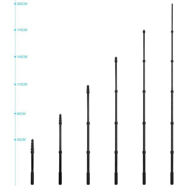 Imagem de Vara De Boom,Bastão,Pole P/Microfone Shotgun,Coral,2 M,C/Bag