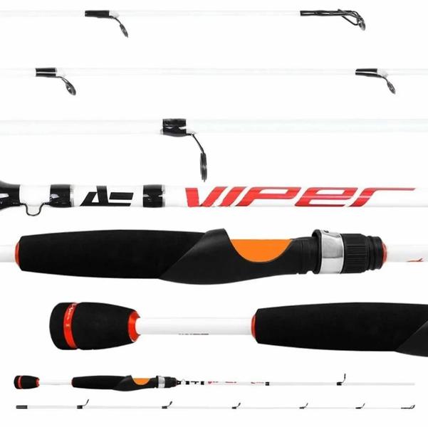 Imagem de Vara de Molinete 2 Partes 1,90mt Carbono Viper Albatroz 14lb