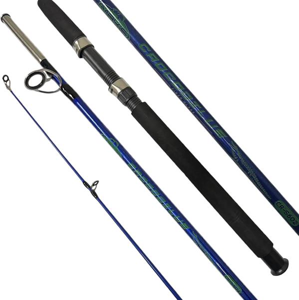 Imagem de Vara de Molinete Makis Fishing Crocodilus 40lbs 1,80mt Azul