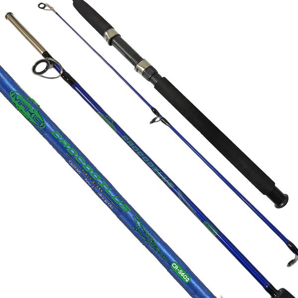 Imagem de Vara de Molinete Makis Fishing Crocodilus 40lbs 1,80mt Azul