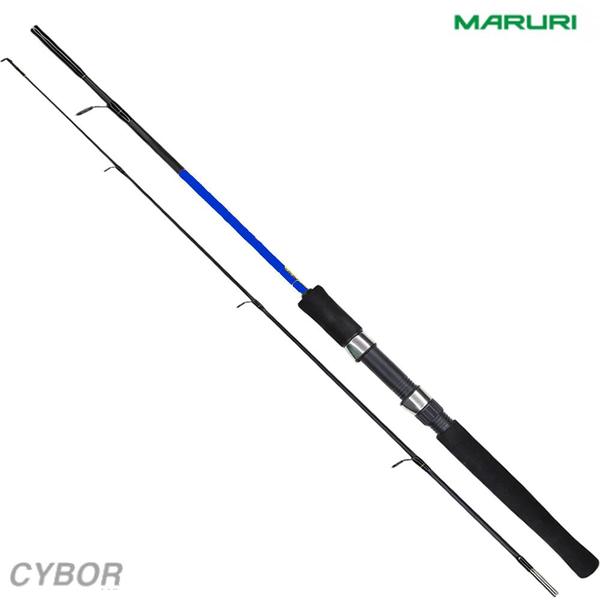 Imagem de Vara de Pesca Fibra de Vidro Cabo EVA 20lb Azul Maruri 2 Pts