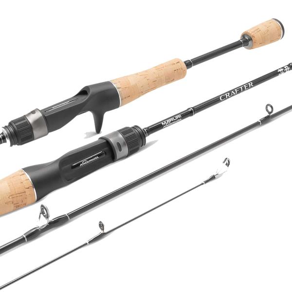 Imagem de Vara de Pesca Maruri Crafter By Nakamura CRA-C10-581UL 05-10LB 1,73m Inteiriça Para Carretilha