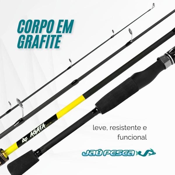 Imagem de Vara De Pesca Para Carretilha AGATA gold C 602 6-12lbs