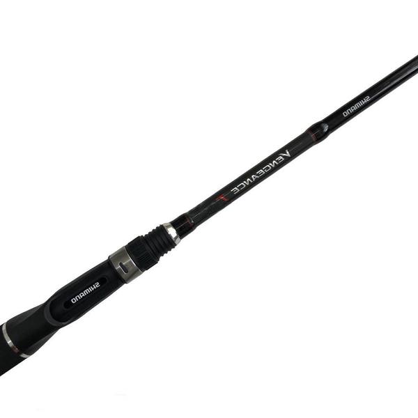 Imagem de Vara de Pesca Shimano Vengeance T 2,74m 20-40lb Ação Média Rápida Inteiriça VEN90XXH Para Carretilha