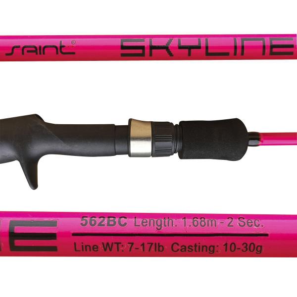 Imagem de Vara p/ Carretilha Rosa Pink Skyline Saint 1,68m