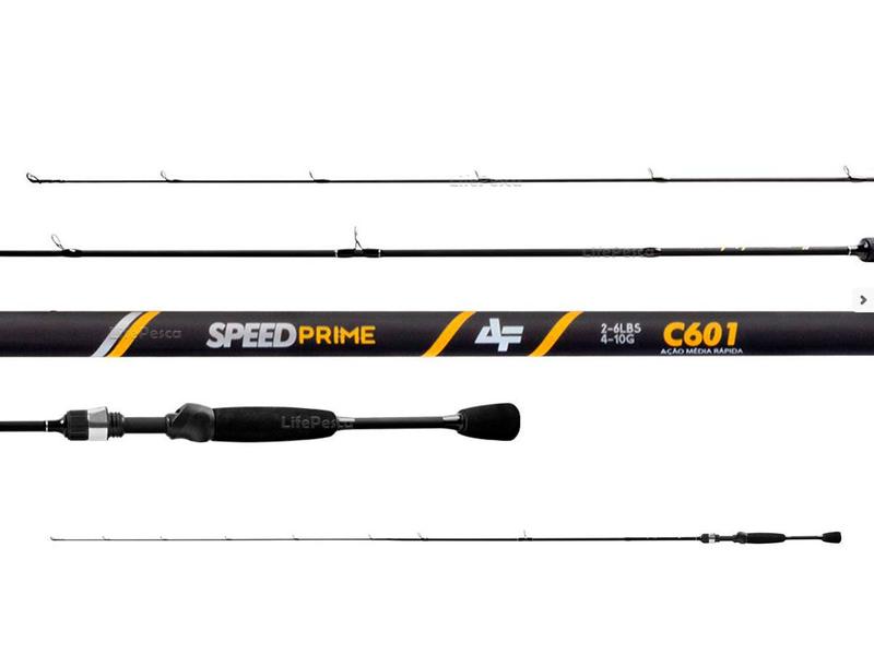 Imagem de Vara Para Carretilha Albatroz SpeedPrime 6'0" (1,82m) 2-6Lbs - C601 - Inteiriça