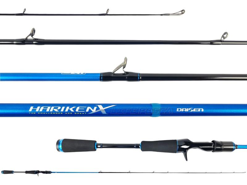 Imagem de Vara Para Carretilha Daisen Hariken X 6'3" (1,91m) 8-17lbs HXC-631M - Inteiriça