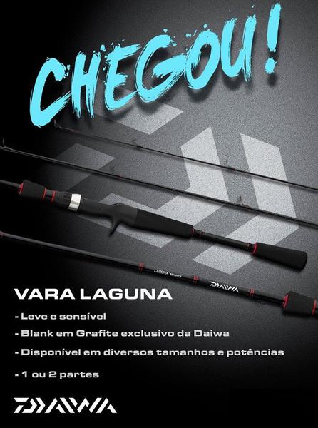 Imagem de Vara para carretilha Daiwa Laguna 5"6" (1,68m) 8-16 Lbs - LAG561MFB-BR - Inteiriça