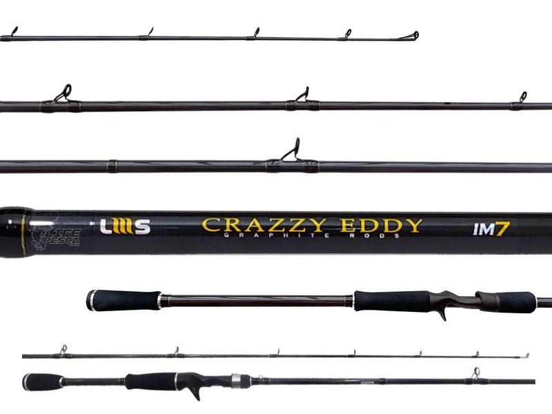 Imagem de Vara Para Carretilha Lumis Crazzy Eddy 7'0" (2,13m) 30-60lbs CRE70602XH - 2 Partes