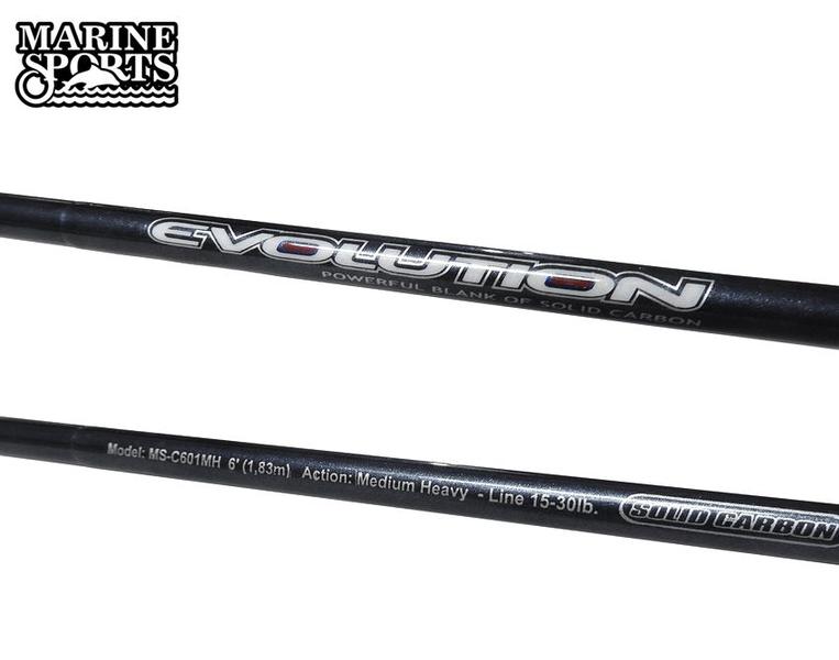 Imagem de Vara Para Carretilha Marine Sports Evolution 6'5" (1,95m) 15-30lbs MS-C651MH - Inteiriça