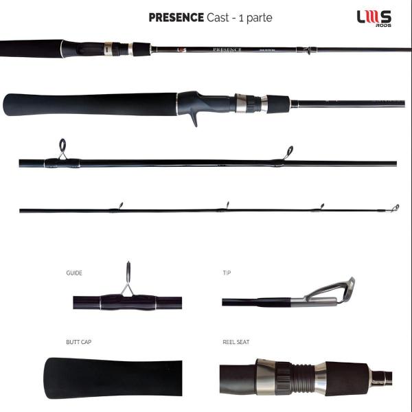 Imagem de Vara para Carretilha Presence New Model 601BC 1,82m 5-14lb 1 Parte - Lumis