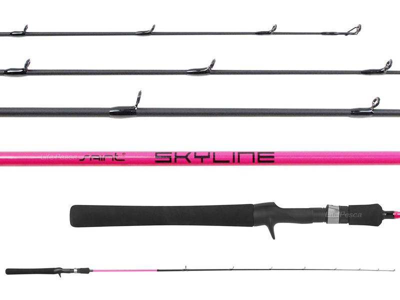 Imagem de Vara Para Carretilha Saint Plus Skyline Pink 5'6" (1,68m) 7-17lbs 561BC - Inteiriça