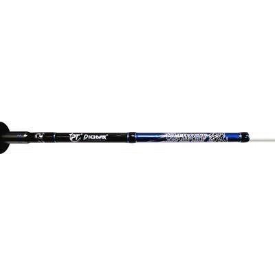 Imagem de Vara para pesca oceânica Pioneer BC Ultimate Show BC 63” blank em Power Graphite e passadores Fuji K com Alconite Ring