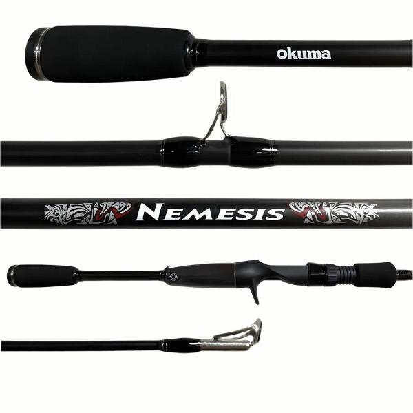 Imagem de Vara Pesca Carretilha Okuma Nemesis Carbono 6'0" 1,83m 4-8 Lbs Inteiriça