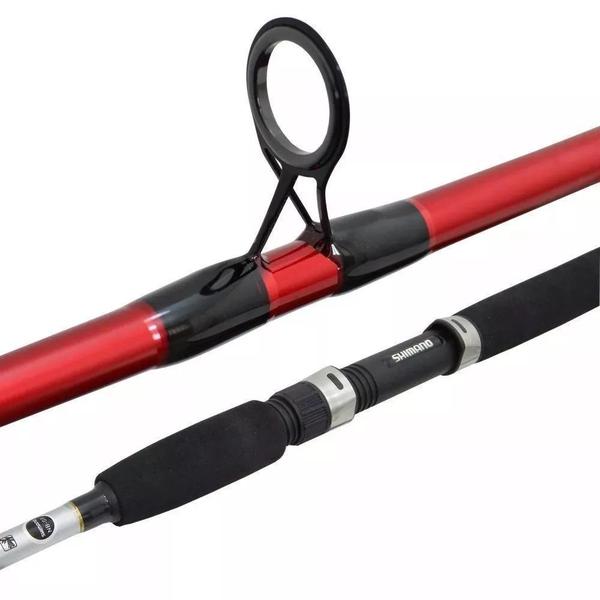 Imagem de Vara Pesca Molinete Shimano Cruzar 2662 1,98m 10-20 Lbs 2 Partes Red