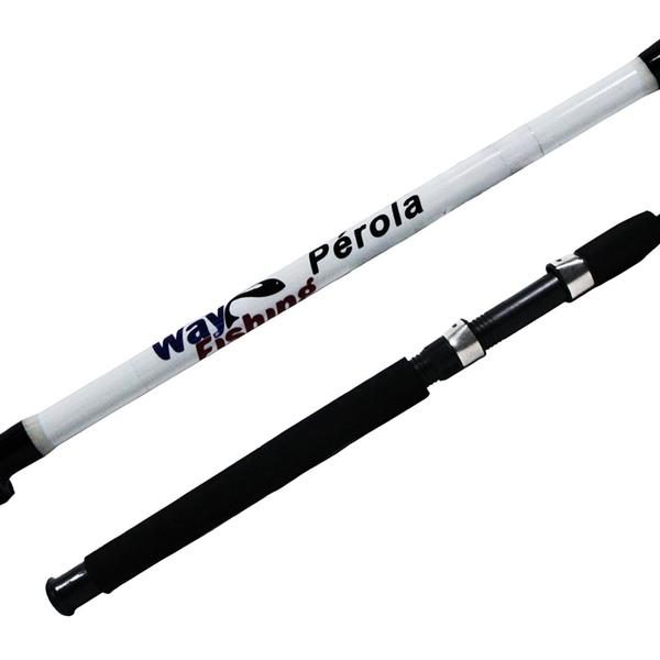 Imagem de Vara Pesca Molinete Way Fishing Pérola 1602 WF2631-1 15-20 LBS 1,60m - 2 partes