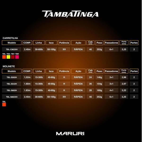 Imagem de Vara Pesqueiro de Molinete Tambatinga 1,83m 30lb Laranja 2pt