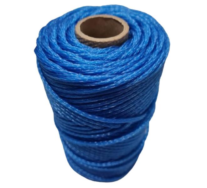 Imagem de Varal Corda Nylon Unifio Azul Rolo Com 100 metros 