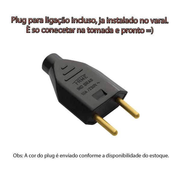 Varal Cordão De Luzes Gambiarra de lampadas Rede Fio de luz 55 Metros Com Lampadas Transparente 15w - JDK Iluminação Imagem de Varal Cordão De Luzes Gambiarra de lampadas Rede Fio de luz 55 Metros Com Lampadas Transparente 15w