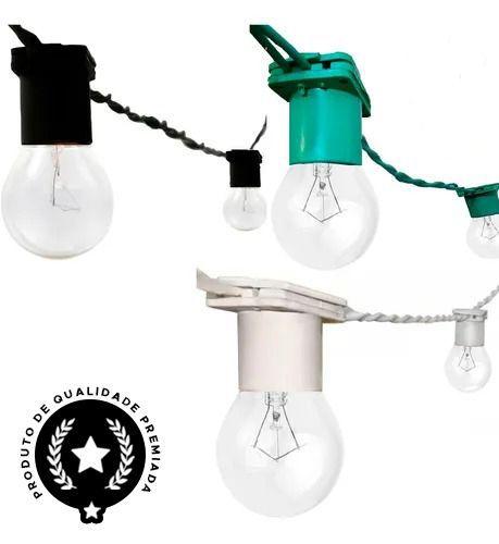 Varal de Luzes 15m 50cm para Decoração em área externa Cordão de Iluminação de casamento noivado eventos ou quintal jardim - JDK Iluminação Imagem de Varal de Luzes 15m 50cm para Decoração em área externa Cordão de Iluminação de casamento noivado eventos ou quintal jardim