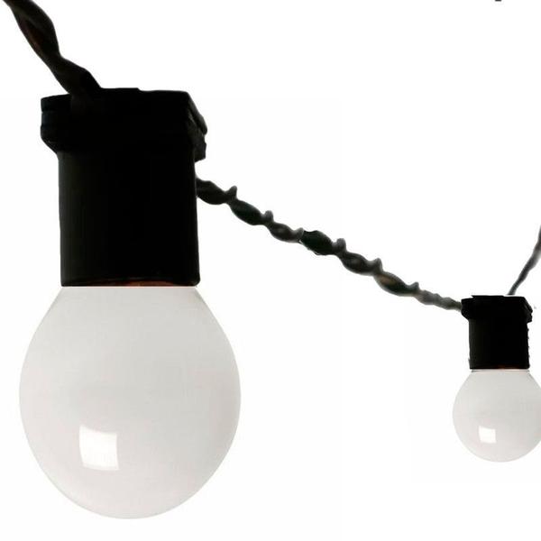 Varal de Luzes 50cm Preto 90M Com Lampadas Led 127v Com Plug - JDK Iluminação Imagem de Varal de Luzes 50cm Preto 90M Com Lampadas Led 127v Com Plug