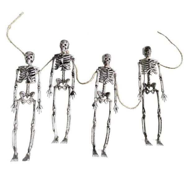 Imagem de Varal Decorativo de Esqueletos Halloween - 100cm