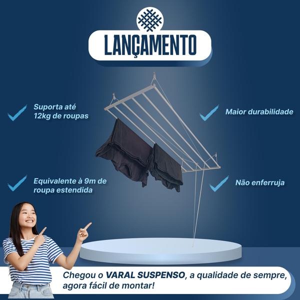 Imagem de Varal suspenso reforçado