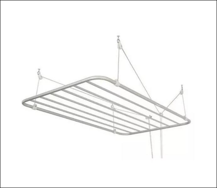 Imagem de Varal Teto Apartamento Lavanderia casa 1,20x0,56 Resistente