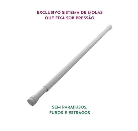 Imagem de Varão Ajustável Extensível Para Cortina Box 0,90 X 1,40CM