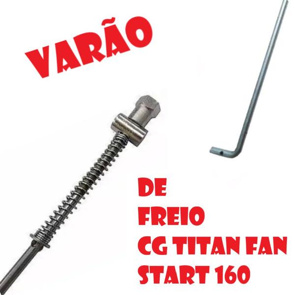 Imagem de Varão Vareta de Freio Traseiro Cg Fan 150 Start 160 003500