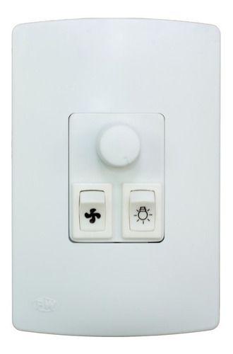 Imagem de Variador Dimmer Rotativo Ventilador Teto, 1 Interruptor 127v