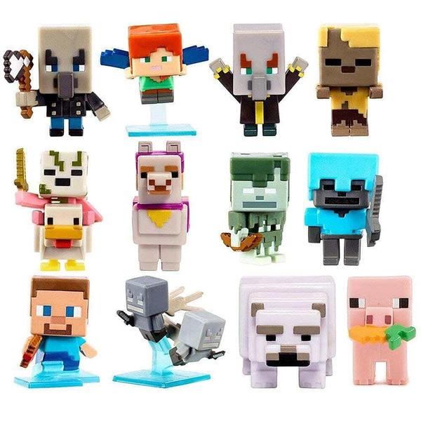 Imagem de Variedade de Mini Figura de Minecraft