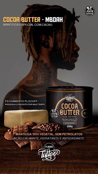 Imagem de Vaselinatatuagemtattoo Cocoa Butter Manteiga 100% Vegana