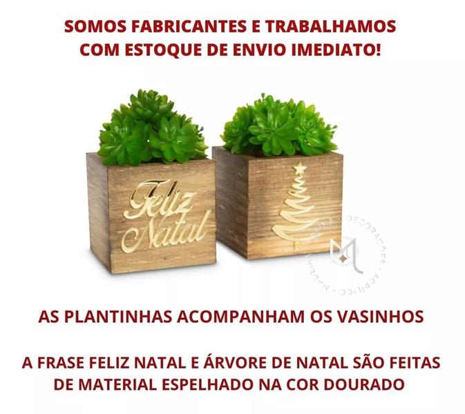 Imagem de Vasinhos Cachepot Decorativos - Decoração De Natal