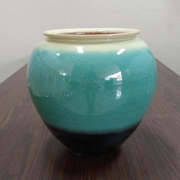 Imagem de VASO 31x20x20cm CERÂMICA VERDE