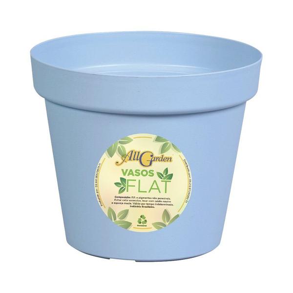 Imagem de Vaso All Garden Flat Redondo Azul - N 33